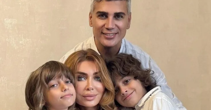 Xoşqədəmdən əkizləri ilə bağlı paylaşım Foto