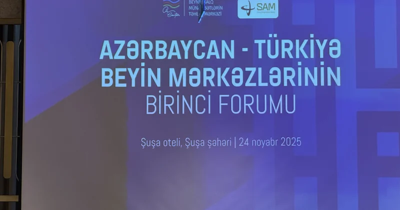“Şuşa Forumu Azərbaycan Türkiyə strateji müttəfiqliyinin institusional mərhələsidir” POLİTOLOQ