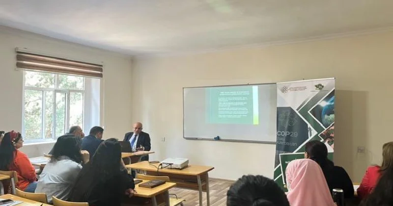 “İqlim dəyişmələri həlllərinin təşviqi” layihəsi çərçivəsində 1 ci strateji seminar keçirildi FOTOLAR