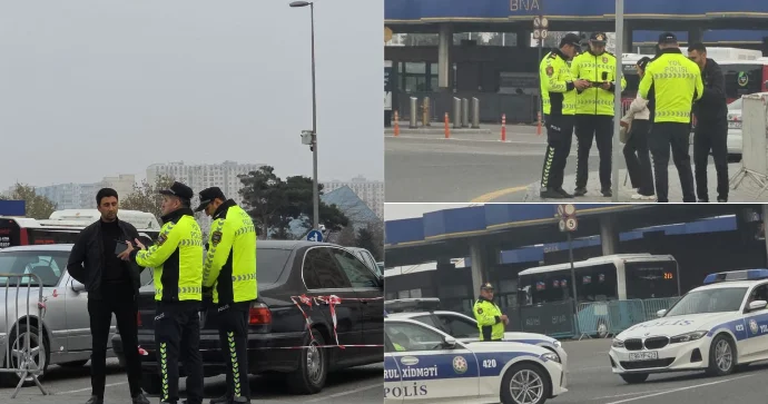Yol polisi bu ərazidə piyadalara qarşı reydə başladı Xaos yaradıblar VİDEO