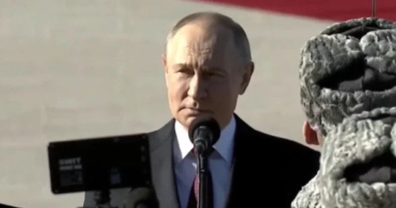 Путин: Салам, аскер! видео