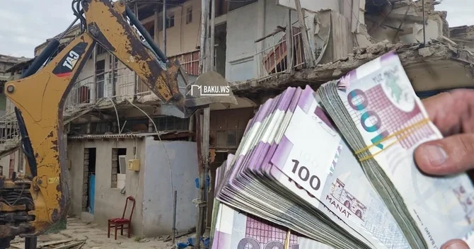 Bakıda bu ərazidə evlər PLANA DÜŞDÜ 2700 AZN kompensasiya veriləcək