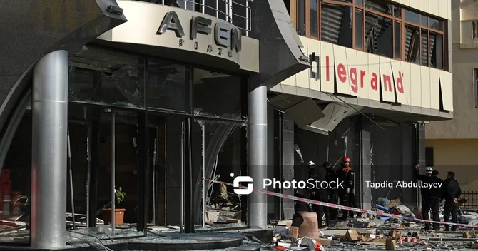 AFEN plazada baş verən partlayış zamanı xəsarət alan şəxslərin vəziyyəti AÇIQLANIB