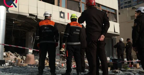 AFEN Plaza dakı partlayışda xəsarət alan şəxs yenidən xəstəxanaya yerləşdirilib