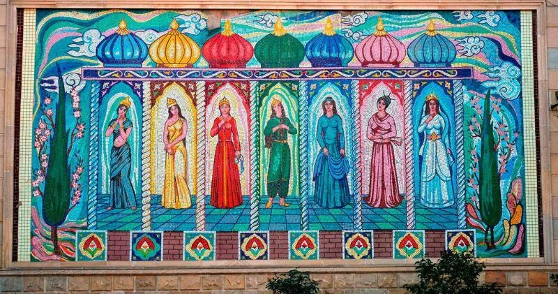 Londonda Gülnarə Cəfərin “Yeddi gözəl” sərgisi baş tutub FOTO