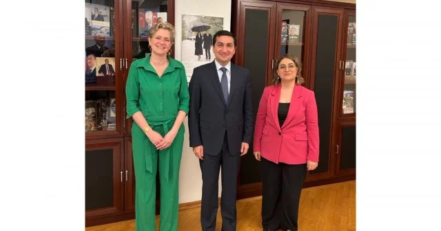 Hikmət Hacıyev Niderland səfiri ilə görüşdü