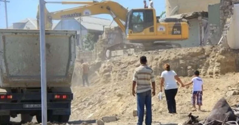 Bakının bu ərazisində evlər plana düşdü