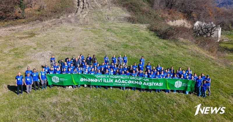 Gabala Hospitality Group осуществила очередную традиционную ежегодную акцию по посадке деревьев ФОТО ВИДЕО