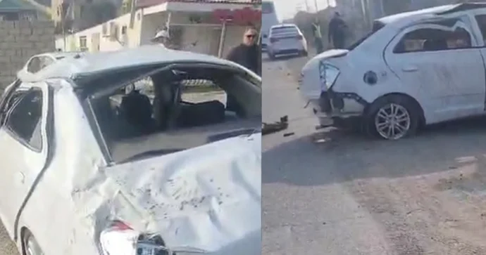 Fatmayı Mehdiabad yolunda dəhşətli qəza: Ölən var VİDEO