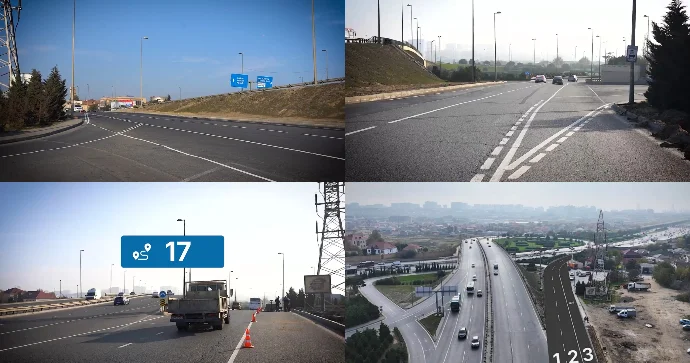 Zabrat yolunda xüsusi hərəkət zolağı yaradıldı VİDEO