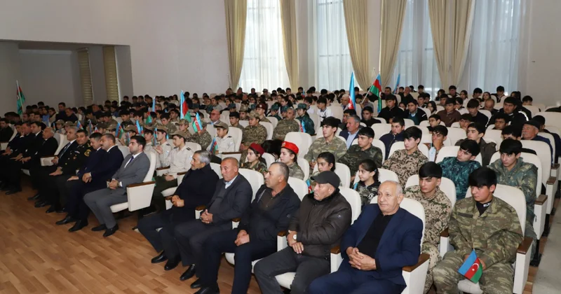 İmişlidə gənclərlə görüş