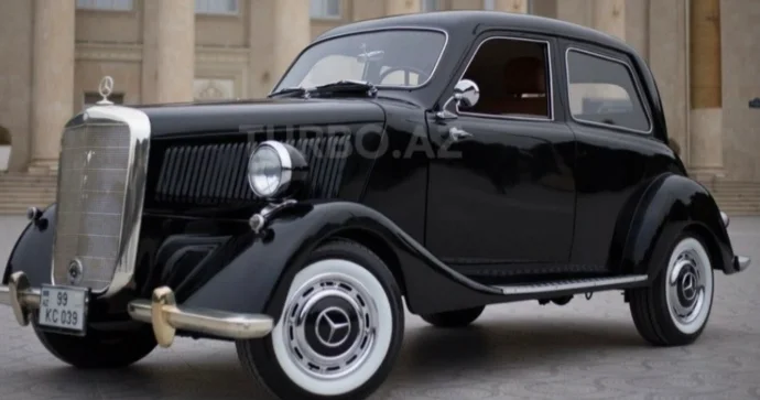 Azərbaycanda 1938 ci ilin “Mercedes”i satılır FOTOLAR