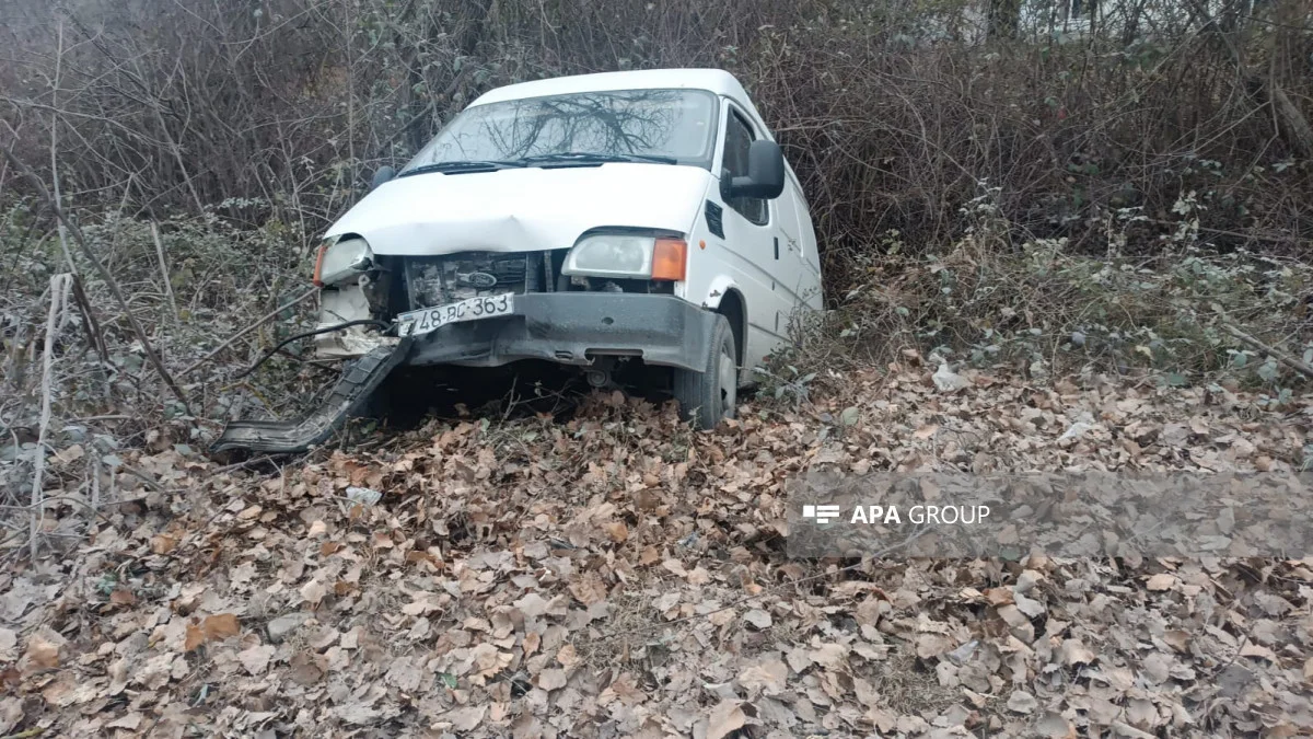 Oğuzda zəncirvari qəza olub, xəsarət alan var FOTO