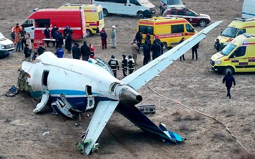 Aktauda hava limanı AZAL təyyarəsini qəbul etməyə hazır vəziyyətə gətirilmişdi