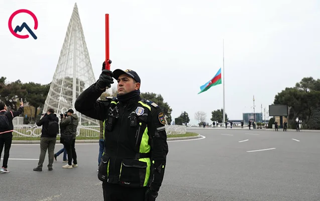 Sükut dəqiqəsi... Fotolar