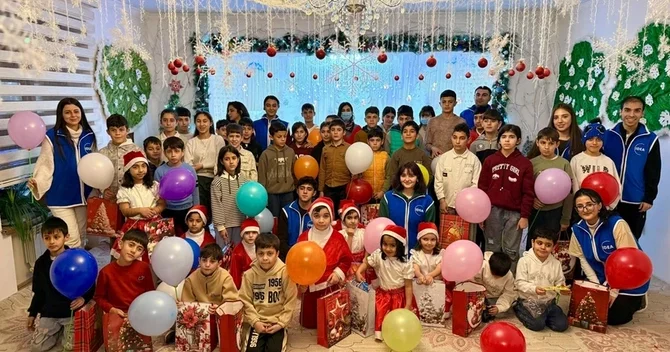 Leyla Əliyevanın təşəbbüsü ilə Gəncədə uşaq evində Yeni il tədbiri keçirilib