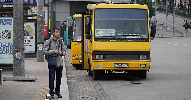 Kiyevdə sərnişin avtobusu partlayıb...