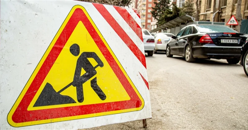 В Баку временно перекроют участок дороги ФОТО