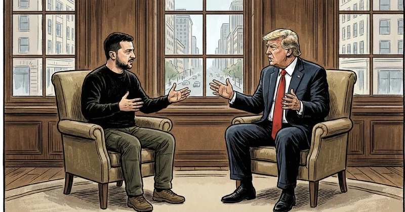 Zelenski Trampla görüşün sülh planı üçün vacib olduğunu deyib