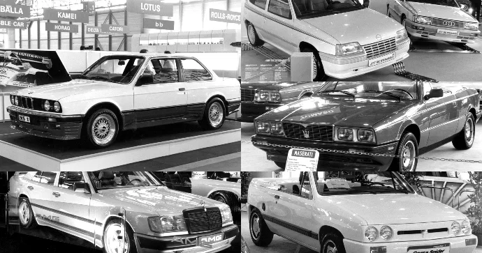 40 il əvvəl avtomobil sərgisi belə olurdu FOTO