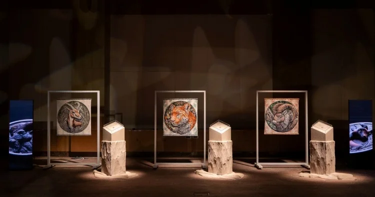 “Nadir fauna növləri” adlı yeni nəsil sikkə və xalça kolleksiyaları təqdim edilib FOTOLAR