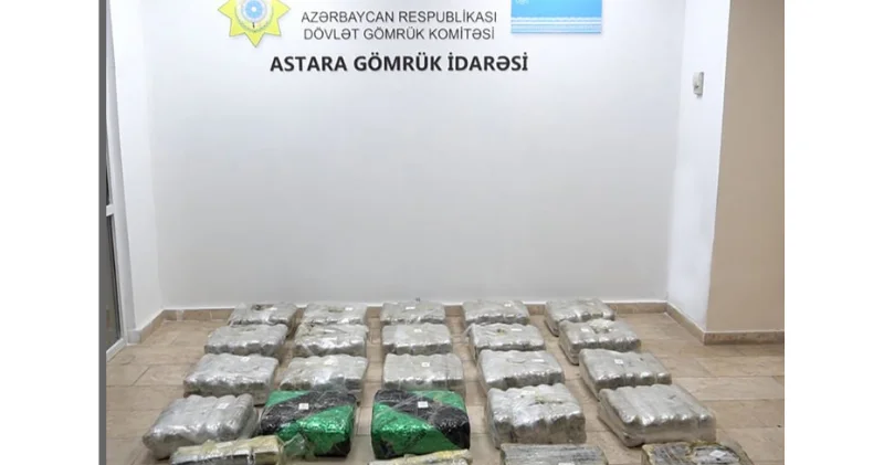 Предотвращен провоз большой партии наркотиков в Азербайджан ФОТО