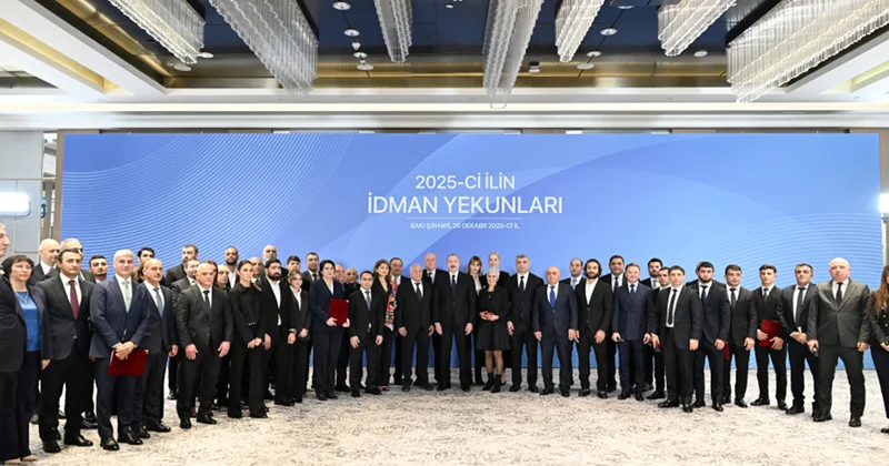 Prezident idman yekunlarına həsr olunan tədbirdə Foto
