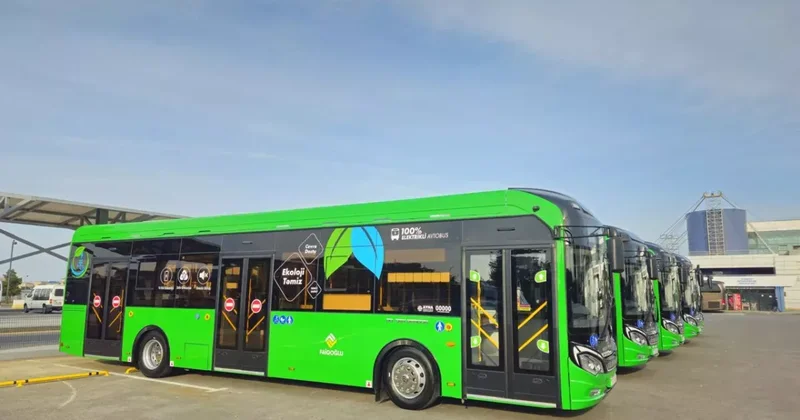 На этих бакинских автобусах также запущена система NFC оплаты ФОТО