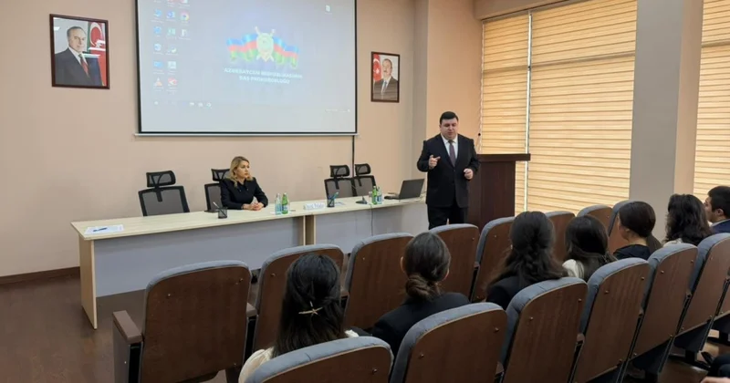BDU nun müəllimləri Baş Prokurorluğun təlim proqramı çərçivəsində mühazirə deyiblər