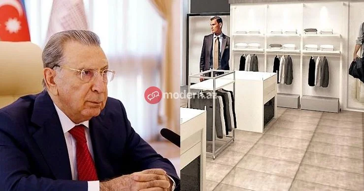Ramiz Mehdiyev kostyumlarını buradan alırmış FOTOLAR