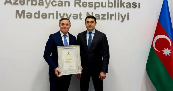 Nazir Mənsum İbrahimovu təltif etdi Fotolar