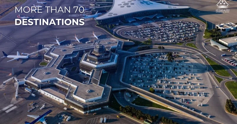 В зимний сезон из Международного аэропорта Гейдар Алиев выполняются рейсы более чем по 70 направлениям
