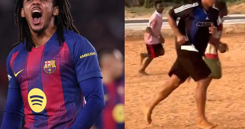 Jul Kunde Milad günlərində uşaqlarla futbol oynadı VİDEO