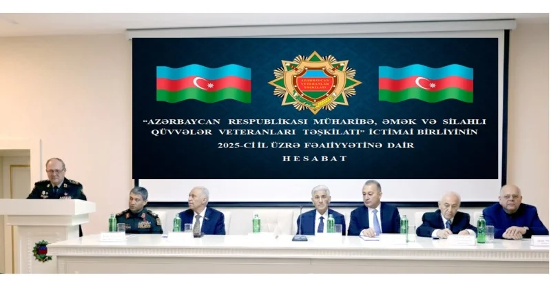 Müharibə, Əmək və Silahlı Qüvvələr Veteranları Təşkilatında hesabat yığıncağı keçirilib
