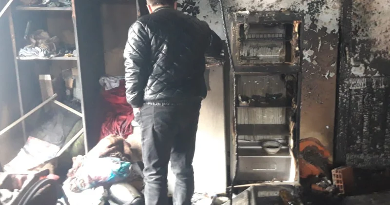 Biləsuvarda yanğın baş verib, mənzil yararsız hala düşüb