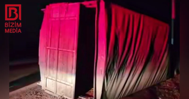 Bərdədə AĞIR QƏZA Mal qara daşıyan yük maşını aşdı FOTO