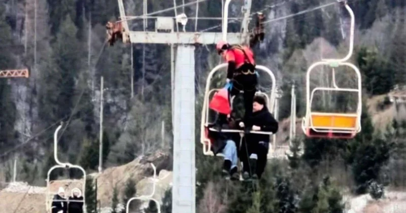 Kanat xətti xarab oldu 78 nəfər havada qaldı