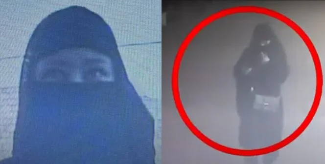 Bakıda qadın niqab taxıb oğurluq etdi FOTO/VİDEO