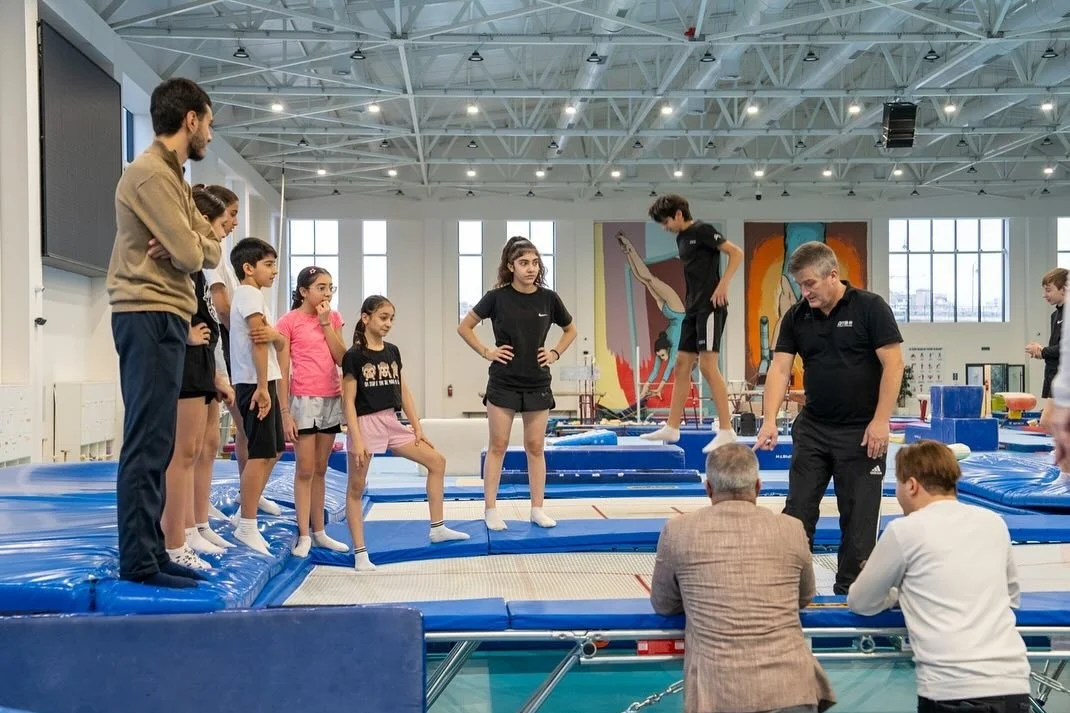 Patrik Ziqfred tərəfindən batut gimnastikası üzrə seminar FOTO