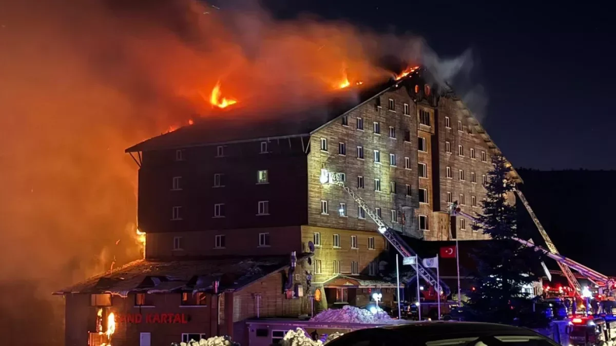 Причина крупного пожара в отеле Grand Kartal раскрыта