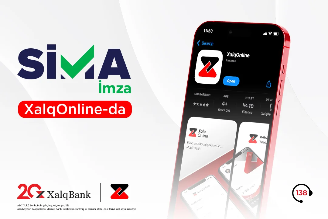 SİMA İmza интегрирована в систему XalqOnline