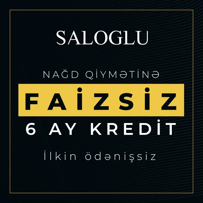 Saloğlu dan faizsiz kreditlə mebel alın!