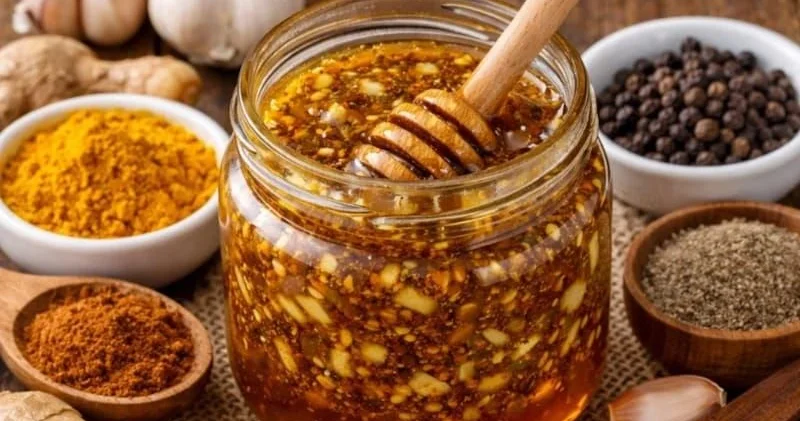 5 ədviyyatlı öskürək müalicəsi: Bal ilə qarışdırın