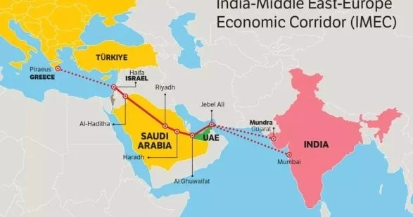 Эр Рияд интересуется коридором Индия Европа с участием Израиля