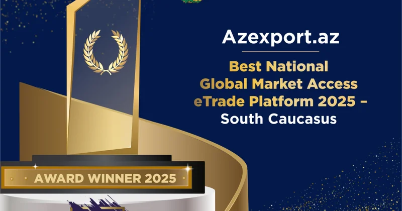 “Azexport” portalı Cənubi Qafqazın ən yaxşı milli elektron ticarət platforması seçilib