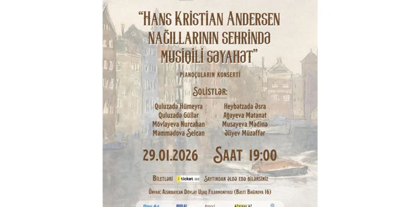 Uşaq Filarmoniyasında konsert Andersen nağıllarının sehrində