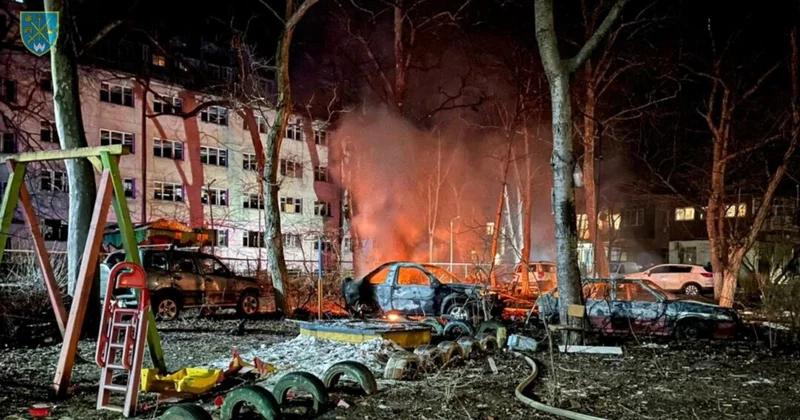 Gecə saatlarında Ukrayna vuruldu: Ölən və yaralılar var