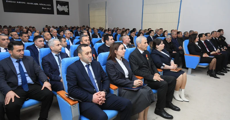 Zərdabda ötən ilin yekunları müzakirə olundu Fotolar