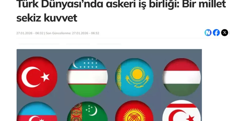 “Milliyet” qəzeti: Türk dövlətlərinin müdafiə sahəsində əməkdaşlığı uzunmüddətli perspektiv üçün nəzərdə tutulur