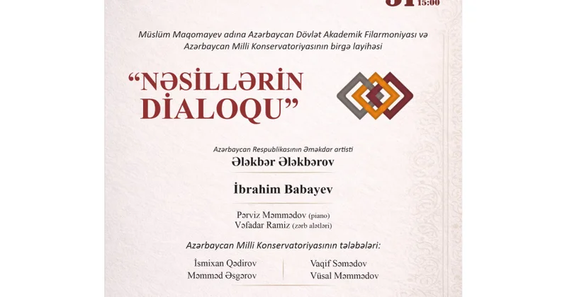 “Nəsillərin dialoqu” adlı yeni musiqi layihəsi təqdim ediləcək